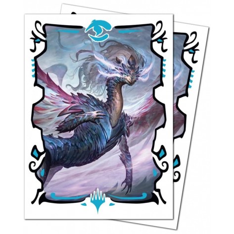 Протектори за карти Ultra Pro - Magic the Gathering: Tarkir Dragonstorm Apex Deck Protector, Jeskai (105 бр.)