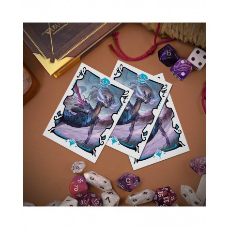 Протектори за карти Ultra Pro - Magic the Gathering: Tarkir Dragonstorm Apex Deck Protector, Jeskai (105 бр.)