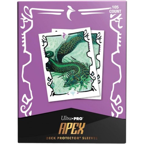 Протектори за карти Ultra Pro - Magic the Gathering: Tarkir Dragonstorm Apex Deck Protector, Commander Sultai (105 бр.)