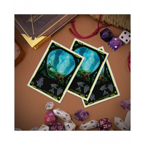Протектори за карти Ultra Pro - Magic the Gathering: Edge of Eternities Apex Deck Protector, Mythic Green (105 бр.)