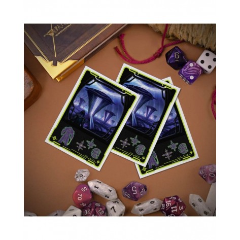 Протектори за карти Ultra Pro - Magic the Gathering: Edge of Eternities Apex Deck Protector, Mythic Black (105 бр.)