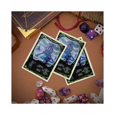 Протектори за карти Ultra Pro - Magic the Gathering: Edge of Eternities Apex Deck Protector, Mythic Blue (105 бр.)