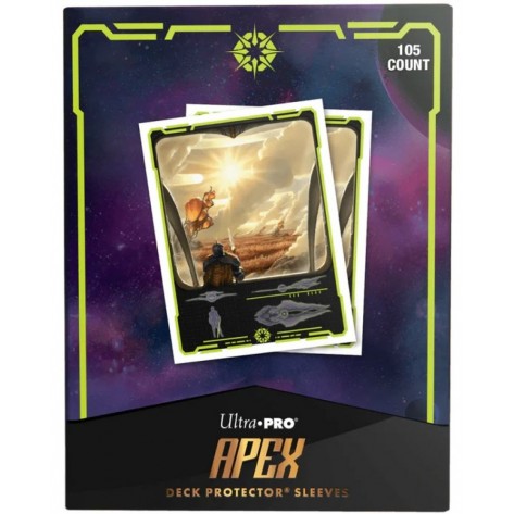 Протектори за карти Ultra Pro - Magic the Gathering: Edge of Eternities Apex Deck Protector, Mythic White (105 бр.)