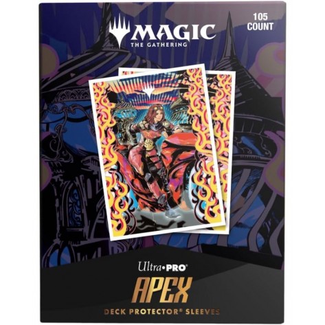 Протектори за карти Ultra Pro - Magic the Gathering: Aetherdrift Apex Deck Protector, Chandra, Spark Hunter (105 бр.)