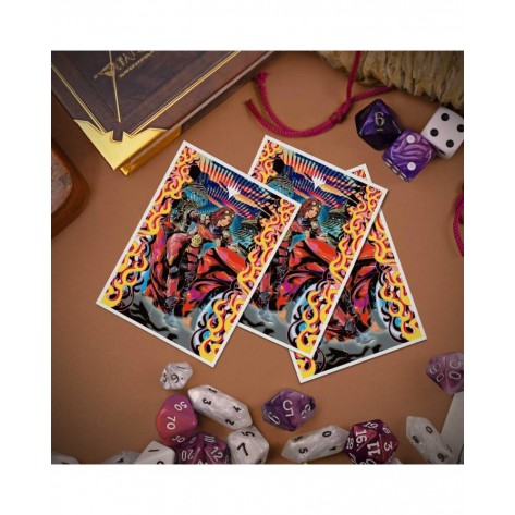 Протектори за карти Ultra Pro - Magic the Gathering: Aetherdrift Apex Deck Protector, Chandra, Spark Hunter (105 бр.)
