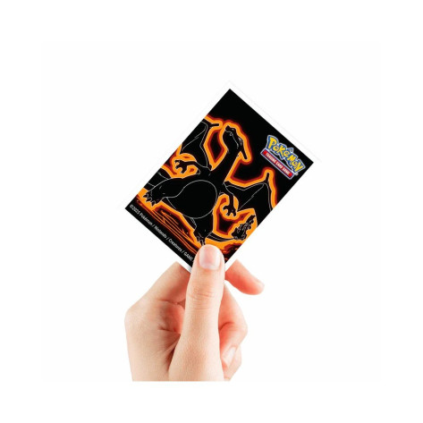 Протектори за карти Ultra Pro - Pokemon TCG: Neon Kanto Charizard Apex Deck Protector Sleeves (105 бр.)