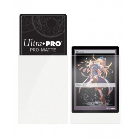  Протектори за карти Ultra Pro - PRO-Matte Small Size, White (60 бр.)
