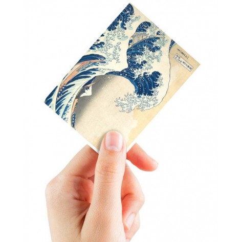 Протектори за карти Ultra Pro - The Great Wave off Kanagawa Apex Deck Protector (105 бр.)