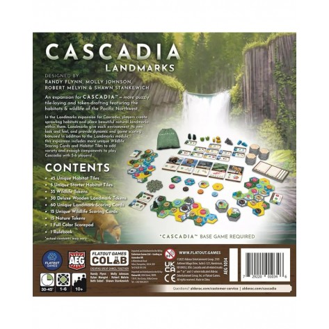 Разширение за настолна игра Cascadia: Landmarks