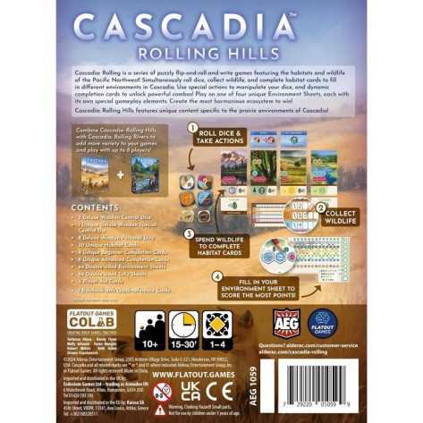 Разширение за настолна игра Cascadia: Rolling Hills