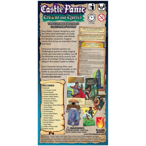 Разширение за настолна игра Castle Panic: Crowns and Quests