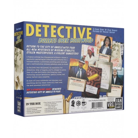 Разширение за настолна игра Detective: City of Angels - Bullets over Hollywood