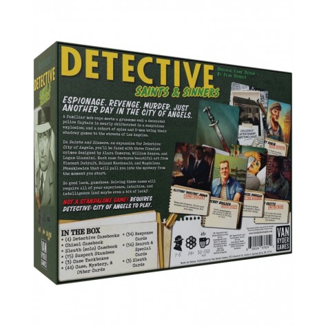 Разширение за настолна игра Detective: City of Angels - Saints and Sinners