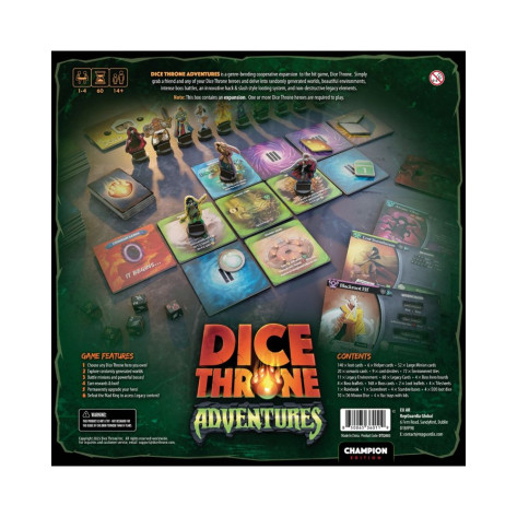 Разширение за настолна игра Dice Throne: Adventures
