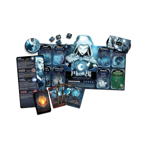 Разширение за настолна игра Dice Throne: Moon Elf Hero Pack