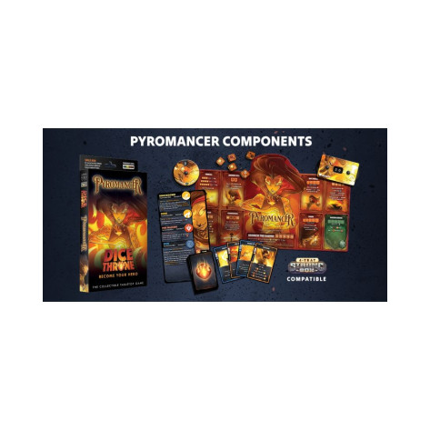 Разширение за настолна игра Dice Throne: Pyromancer Hero Pack