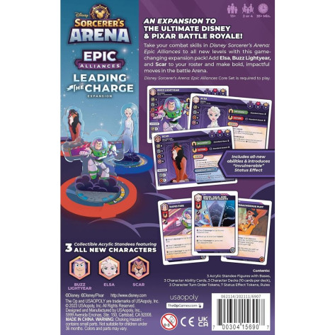 Разширение за настолна игра Disney Sorcerer's Arena: Epic Alliances - Leading the Charge