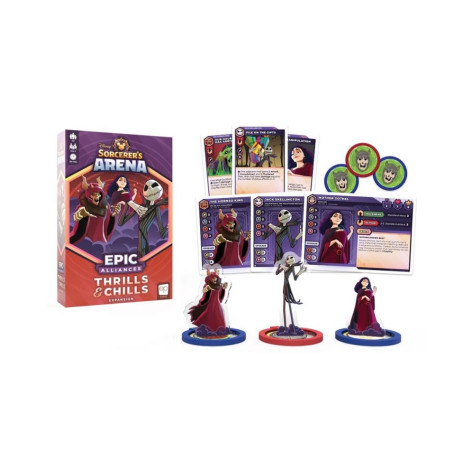 Разширение за настолна игра Disney Sorcerer's Arena: Epic Alliances - Thrills & Chills