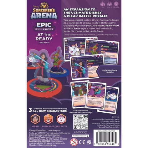 Разширение за настолна игра Disney Sorcerer's Arena: Epic Alliances - At the Ready