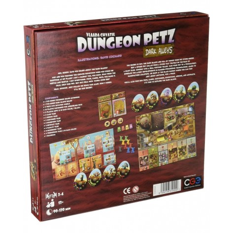 Разширение за настолна игра Dungeon Petz - Dark Alleys