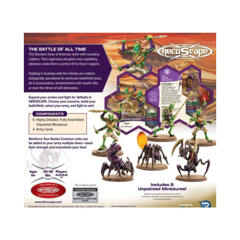 Разширение за настолна игра Heroscape: Skordyre Soldiers Common Army Expansion