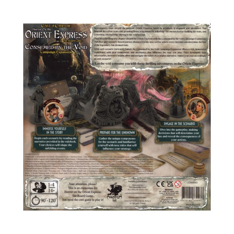 Разширение за настолна игра Horror on the Orient Express: The Board Game - Consumed by the Void