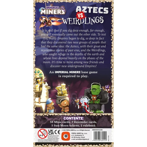 Разширение за настолна игра Imperial Miners: Aztecs vs Weirdlings