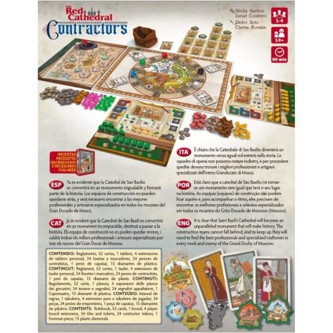 Разширение за настолна игра Red Cathedral: Contractors