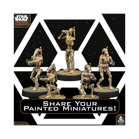 Разширение за настолна игра Star Wars Legion - B1 Battle Droid Unit Expansion