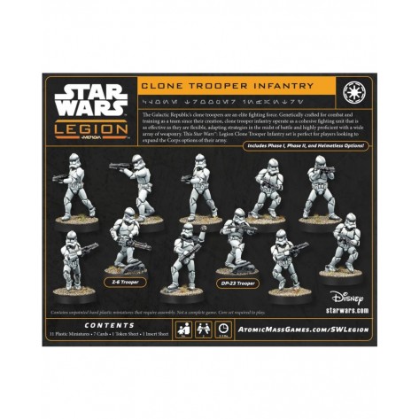 Разширение за настолна игра Star Wars: Legion - Clone Trooper Infantry