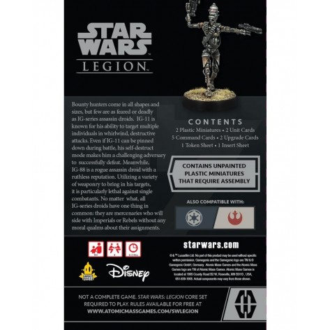 Разширение за настолна игра Star Wars: Legion - IG-Series Assassin Droid Operative Expansion