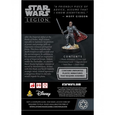 Разширение за настолна игра Star Wars: Legion - Moff Gideon Commander Expansion