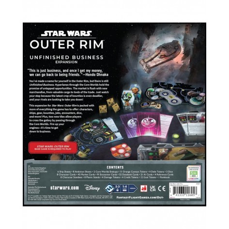 Разширение за настолна игра Star Wars: Outer Rim - Unfinished Business Expansion