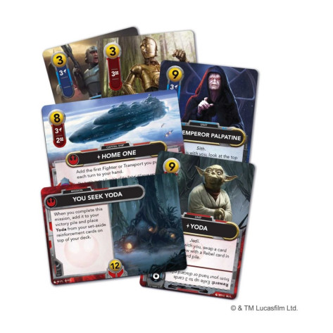 Разширение за настолна игра Star Wars: The Deckbuilding Game - Rebel & Empire Reinforcements