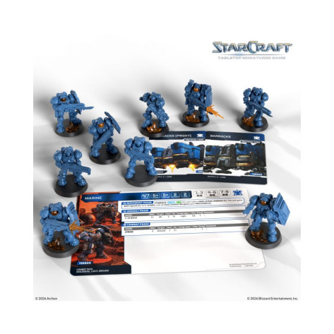 Разширение за настолна игра StarCraft: Tabletop Miniatures Game - Marine