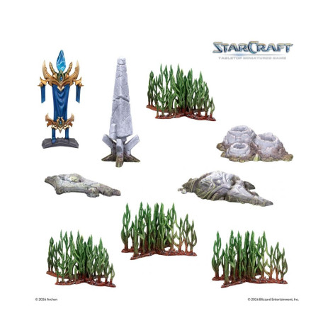 Разширение за настолна игра StarCraft: Tabletop Miniatures Game - Lost Temple Terrain Expansion Set