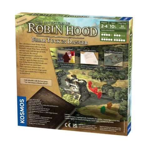 Разширение за настолна игра The Adventures of Robin Hood: Friar Tuck in Danger