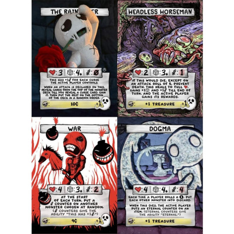 Разширение за настолна игра The Binding of Isaac: Four Souls - Alt Art Booster Pack