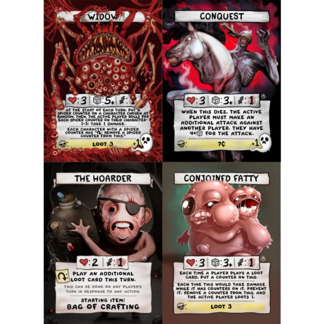 Разширение за настолна игра The Binding of Isaac: Four Souls - Alt Art Booster Pack
