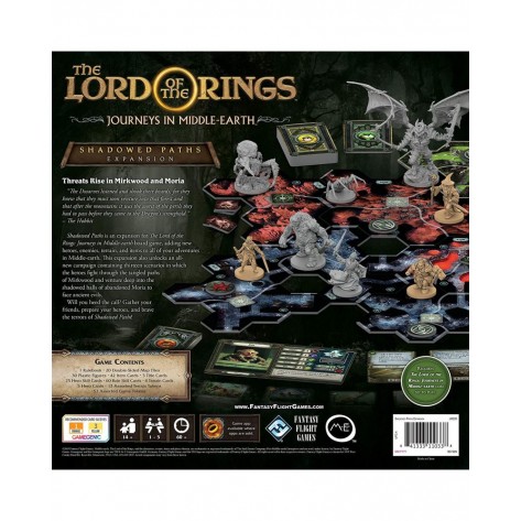 Разширение за настолна игра The Lord of the Rings: Journeys in Middle-Earth - Shadowed Paths