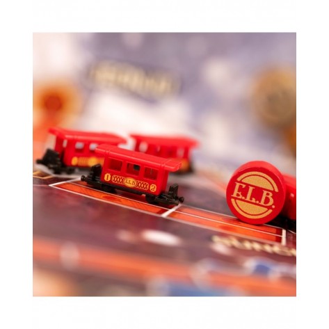 Разширение за настолна игра Ticket to Ride: Deluxe Train Set - Red