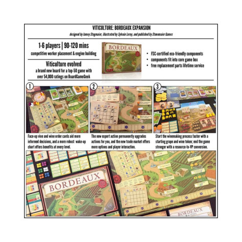 Разширение за настолна игра Viticulture: Bordeaux Expansion