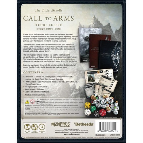 Ролева игра The Elder Scrolls: Call to Arms Core Rules Box