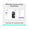 Сгъваема мишка Logitech - Mobi Fold, оптична, безжична, графит