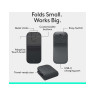 Сгъваема мишка Logitech - Mobi Fold, оптична, безжична, графит