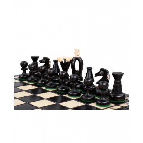 Шах Sunrise - King's Chess Small, черен