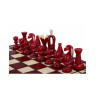 Шах Sunrise - King's Chess Small, червен