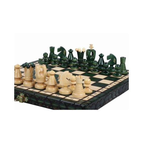 Шах Sunrise - King's Chess Small, зелен