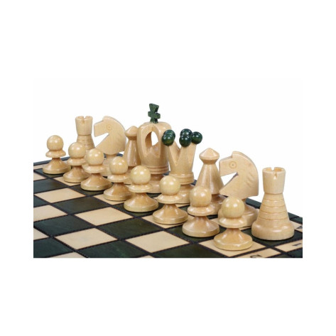 Шах Sunrise - King's Chess Small, зелен