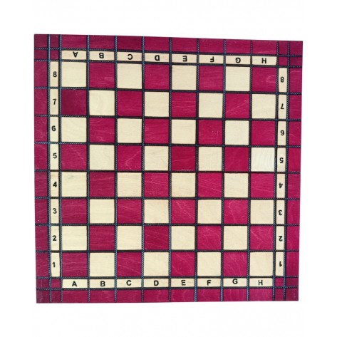 Шах Sunrise - Pearl Small Chess, червен (36 x 36 cm)